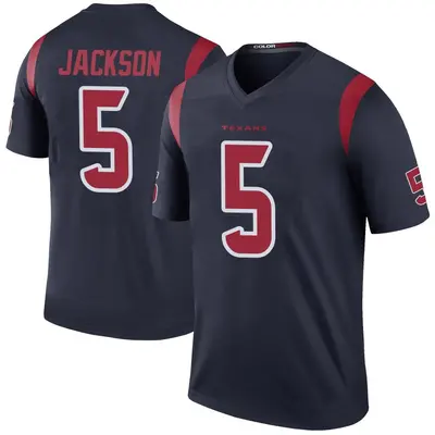 Men's Kearis Jackson Houston Texans Color Rush Jersey - Navy Legend