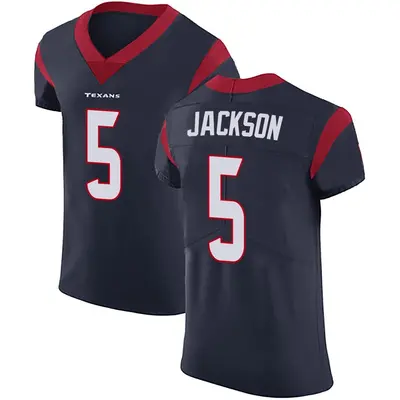 Men's Kearis Jackson Houston Texans Team Color Vapor Untouchable Jersey - Navy Blue Elite