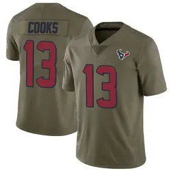 Youth Brandin Cooks Houston Texans 2017 Salute to Service Jersey - Green Limited