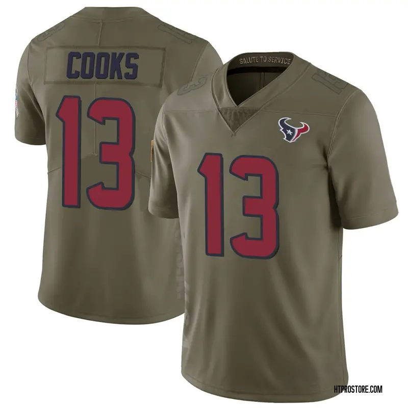 Youth Brandin Cooks Houston Texans 2017 Salute to Service Jersey - Green Limited