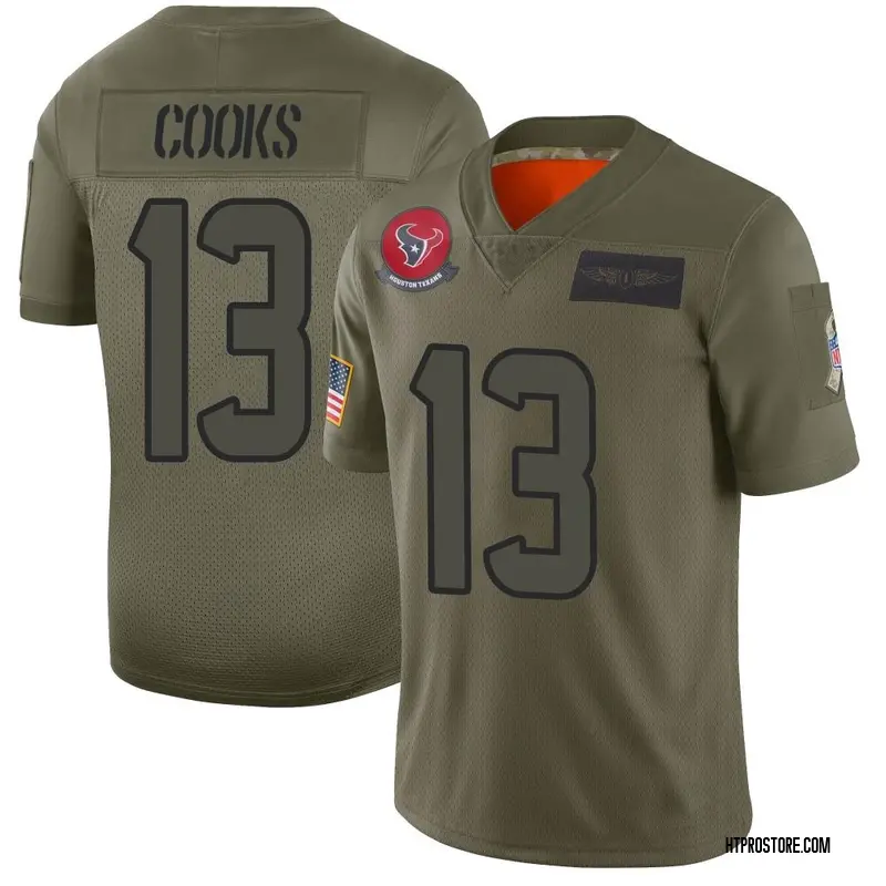 Youth Brandin Cooks Houston Texans 2019 Salute to Service Jersey - Camo Limited