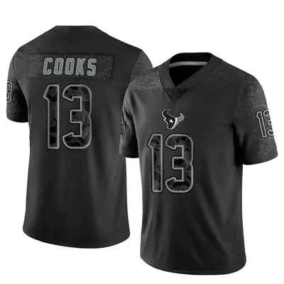 Youth Brandin Cooks Houston Texans Reflective Jersey - Black Limited